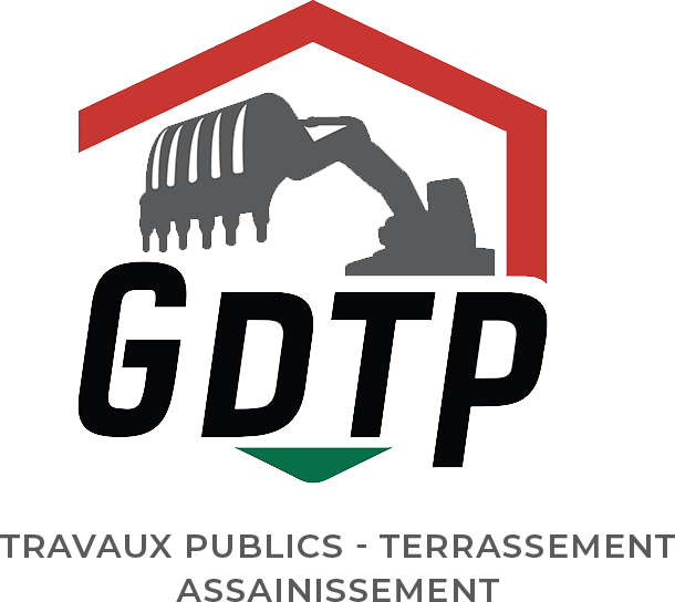 Logo de GDTP, spécialiste du terrassement et du TP à Challans