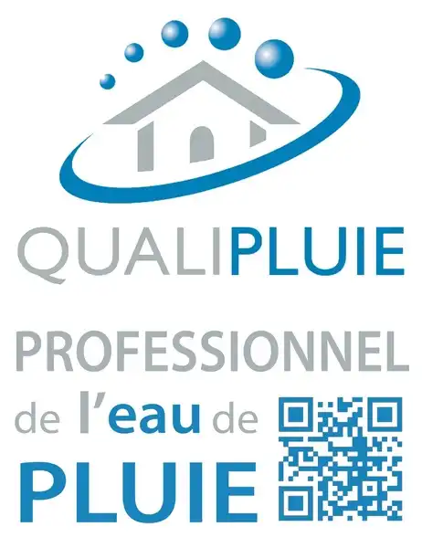 Logo QUALIPLUIE pour GDTP, travaux public